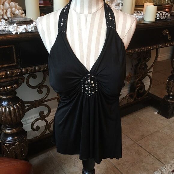 GORGEOUS CACHE Silk Lined Tank! - Picture 2 of 8